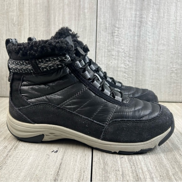 Merrell Approach Sport Mid Black Waterproof Hiking Sneaker Boot Womens Size 7.5 - Picture 3 of 10